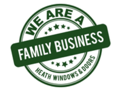 Heath windows and doors family business stamp