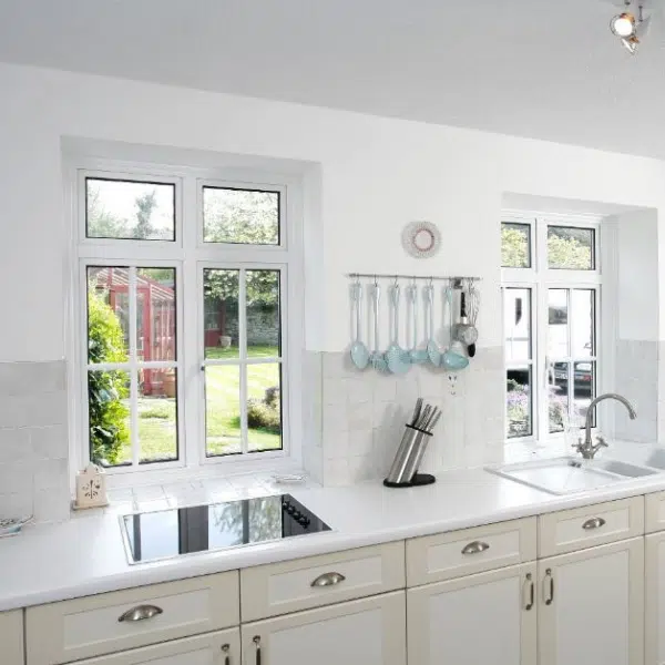 Opal Heritage aluminium windows in a kitchen