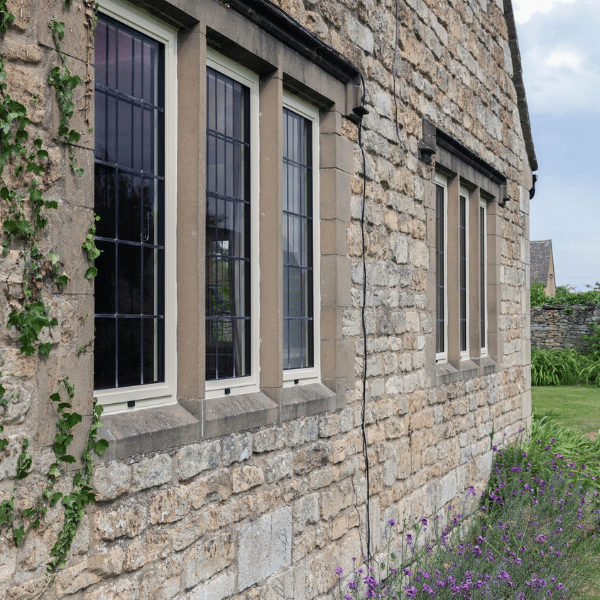 Heath Opal Heritage Windows with Georgian Bars