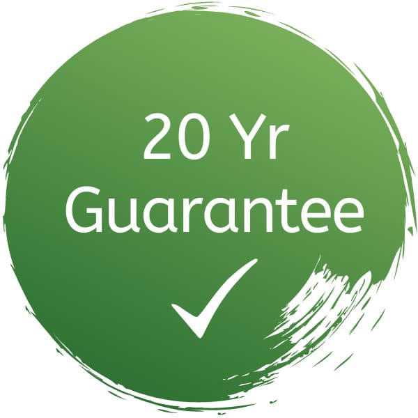 20 year guarantee on roofline