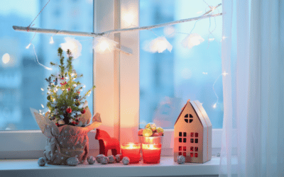 Dressing Your Windows with Christmas Decorations