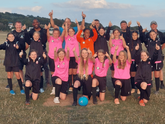 heath windows and doors support sully pinks girls football team