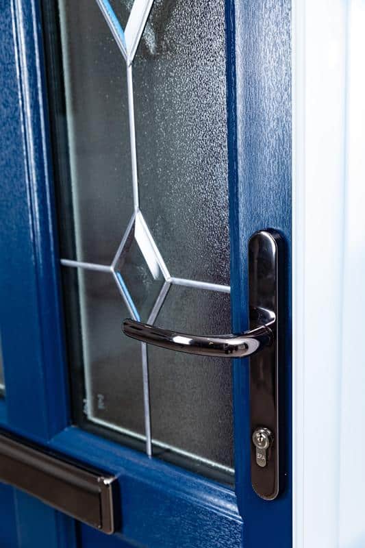 residential door silver door handle