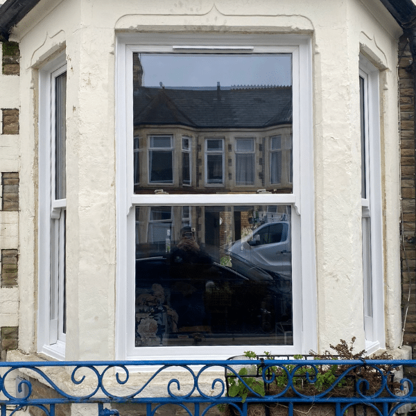 front bay window